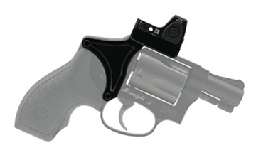 Picture of Shield Arms Revolver Optic Conversion (R.O.C.), Fits S&W 442/642/432/43C/351C, RMRcc Footprint, Aluminum Construction, Anodized Finish, Black, Includes Mounting Hardware SA-ROC-442-RMR