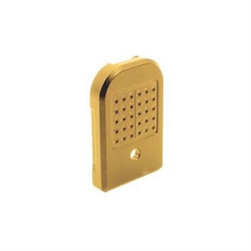 Picture of SHIELD ARMS S15 MAG +0 GOLD ALUMINUM BASE PLATE FITS GLOCK 43X/48 MAGS S15-ALU-BAS-GLD