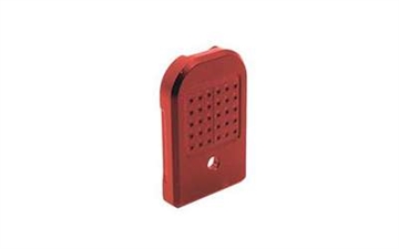 Picture of SHIELD ARMS S15 MAG +0 RED ALUMINUM BASE PLATE FITS GLOCK 43X/48 MAGS S15-ALU-BAS-RED