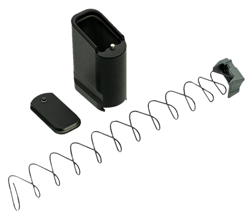Picture of Shield Arms Magazine Extension Extended 10rd Compatible w/ Shield Arms S15 Magazine Black Anodized Aluminum SAS15ME10BLK