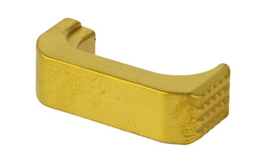 Picture of Shield Arms Premium Mag Release, Fits Glock 43X/48, Anodized Finish, Gold, Right Hand Only G43X-PRM-GLD-RH
