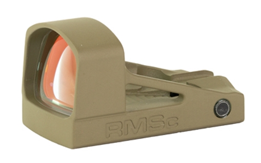 Picture of Shield Sights RMSc, Glass Edition, Red Dot Sight, Non Magnified, Fits RMSc Footprint, 4MOA, Flat Dark Earth RMSC-4MOA-GLASS-FDE