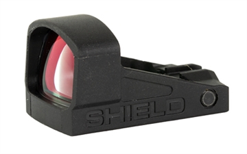 Picture of Shield Sights SHIELD Mini Sight, Compact, Glass Edition, Red Dot Sight, Non Magnified, Fits SMSc Footprint, 8MOA Dot, Black SMSC-8MOA-GLASS