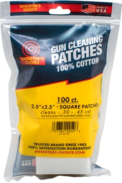 Picture of Shooter's Choice Shooters Choice Cleaning Patch, 2.5", 100 Pack SHF-917-100