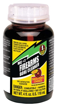 Picture of Shooter's Choice MC #7, Solvent, Liquid, 4oz, Bore Cleaner/Conditioner, Glass Container SHF-MC704