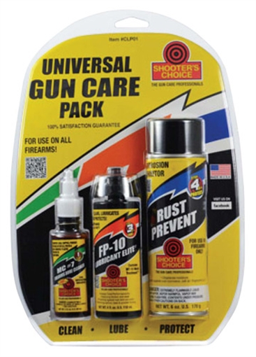 Picture of Shooter's Choice Shooters Choice, Universal Cleaning and Maintenance Gun Care Pack SHF-CLP01