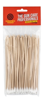 Picture of SHOOTERS CHOICE GUN CLEANING SWABS 100 SINGLE TIP PER PACK ( 12 PER CASE ) SHF-241-100 B 027784004673