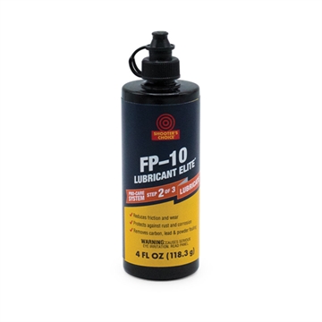 Picture of SHOOTERS CHOICE FP-10 LUBRICANT ELITE 4 OZ BOTTLE ( 12 PER CASE ) SHF-FPL04