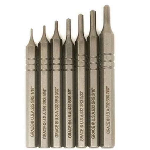 Picture of Grace Usa 7 PIECE STEEL SHORT ROLL PIN PUNCH SET    SRS-7
