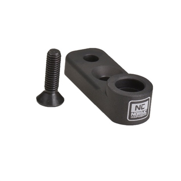 Picture of Nordic Components QD Plate for NC Shotgun Barrel Clamp, Attaches to Clamp with Included Fastener, Compatible with Standard Push-Button QD Swivels QDA-BCL-ASM