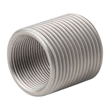 Picture of Precision Armament SHOULDERLESS THREAD ADAPTER 1/2-36TO5/8-24 STAINLESS STEEL A02412