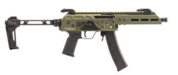 Picture of SHOW LOW LOW MFG BLACKJACK PISTOL 8.5IN BARREL 35RD GREEN 8.5 BLCKJCK9085 HRG9085