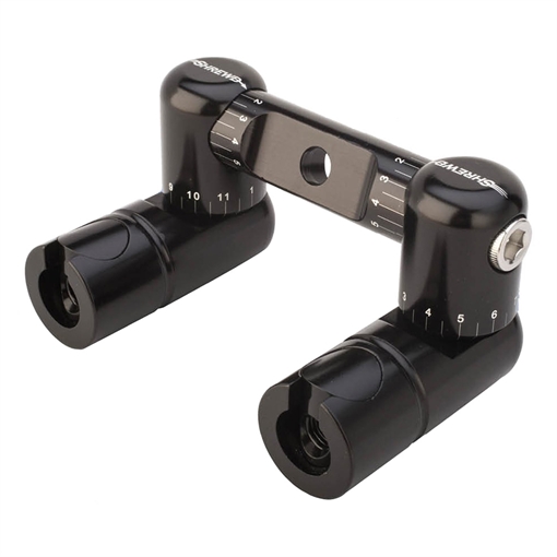 Picture of Shrewd Double Adjustable V-Bar Gloss Black SMAVB2
