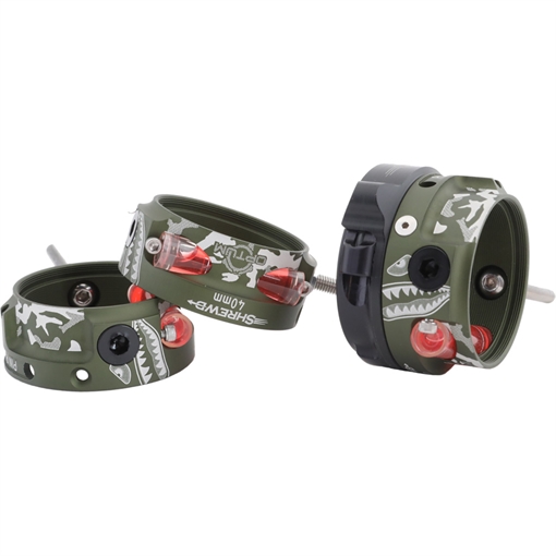 Picture of Shrewd Archery Shrewd Optum Scope P-51 Edition 40 mm RH SMSOPTUM40RHP51