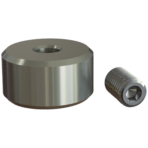 Picture of Shrewd Archery Shrewd Tungsten End Weights Silver 4 oz. SMTW4