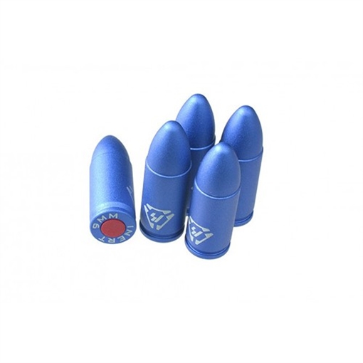Picture of Strike Industries ALUMINUM DUMMY ROUNDS-9MM - 5PK SI-DR-AL-9MM-BLU