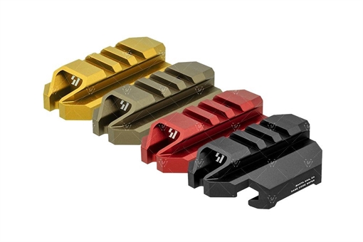 Picture of Strike Industries CEVO-HG-6-BK Strike 6" M-Lok Black Aluminum with Faux Suppressor for CZ Scorpion EVO (7.72" Barrel Length) CEVOHG6BK
