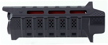 Picture of Strike Viper Carbine Length Handguard AR-Platform Black, Red Inserts Polymer VIPERHGCBK