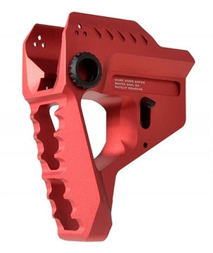 Picture of Strike Pit Viper Stock Red Aluminum AR Platforms STRIKEPITRED