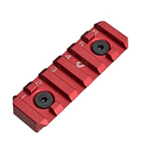 Picture of STRIKE INDUSTRIES RED Link Rail Sct 6 Slots SI-LINK-RS-6-RED