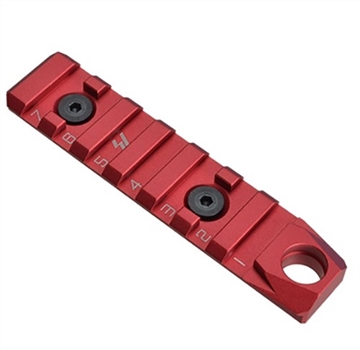 Picture of STRIKE INDUSTRIES RED Link Rail Sctn 7 Slots SI-LINK-RS-7-QD-RED