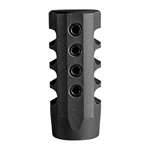 Picture of Christensen Arms SIDE-BAFFLE BRAKE 4 PORT 338 CAL 5/8-24 BLACK NITRIDE 810-00014-09