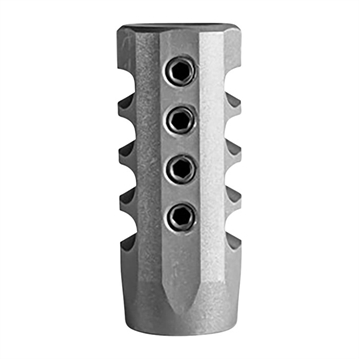 Picture of Christensen Arms Side-Baffle Natural Titanium, 1/2"-28 tpi Threads, 223 Cal (.920" D Bull barrel) 8100002300