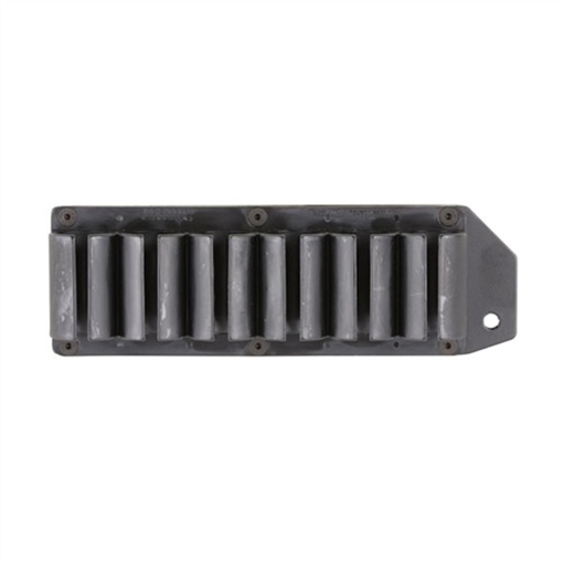 Picture of Wilson Combat SideSaddle Rem 870/1100/1187 6rd Black Polymer w/Aluminum Mounting Plate SGSSU6