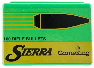 Picture of Sierra Bullets GAMEKING 6.5MM (0.264'') 130GR HOLLOW POINT BOAT TAIL 100/BOX 1728