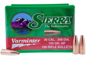 Picture of Sierra Varminter Rifle Bullets .30 cal/7.62mm .308" 150 gr HP Varminter 100/ct 2136