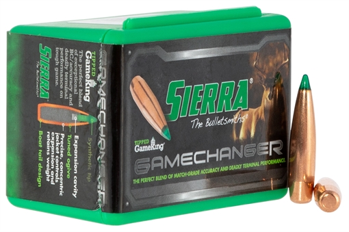 Picture of Sierra Bullets 243 CALIBER, 6MM (0.243'') 90GR TIPPED GAMEKING 50/BOX 4100T