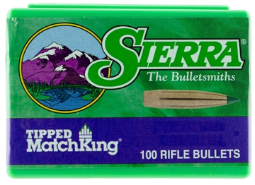 Picture of Sierra Tipped MatchKing Rifle Bullets .264 cal .264" 130 gr TMK MATCH 100/ct 7430