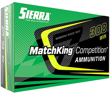 Picture of Sierra Bullets 308 WINCHESTER 168GR MATCHKING COMPETITION 20/BOX A2200-01 A220001