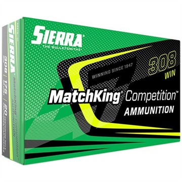 Picture of Sierra Bullets MatchKing 308 Winchester 175 GR HPBT 200rd case (pack 10) A2275--01