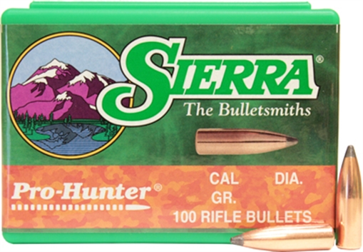 Picture of Sierra Pro-Hunter Rifle Bullets .30 cal (.30-30) .308" 125 gr FNHP 100/ct 2020