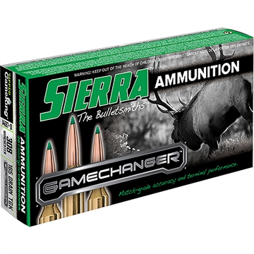 Picture of Sierra GameChanger Rifle Ammunition .308 Win 165 gr TGK 2680 fps 20/ct A4667--01 A466701