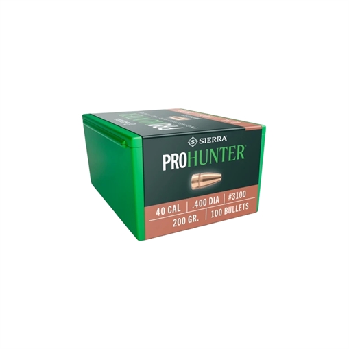 Picture of Sierra Pro Hunter Handgun Bullets .40/10mm 200gr JHP 100/ct 3100