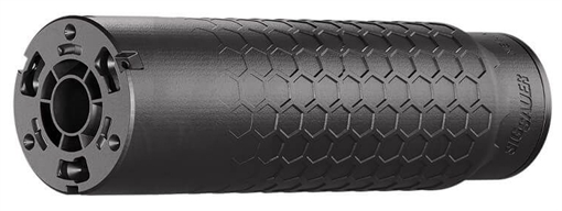 Picture of SIG SAUER HEXIUM556 5.56NATO SUPPRESSOR HUB TAPER D.T. MOUNT, BLACK, 3D PRINT INCONEL CORE 1/2X28 HEXIUM556INC