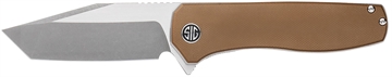 Picture of Sig Sauer Knives Xiphos 3.40" Folding Modified Tanto Plain Dark Acid Stonewash/Satin Nitro-V Blade, 4.20" Coyote Brown G10 Handle XI SBRN