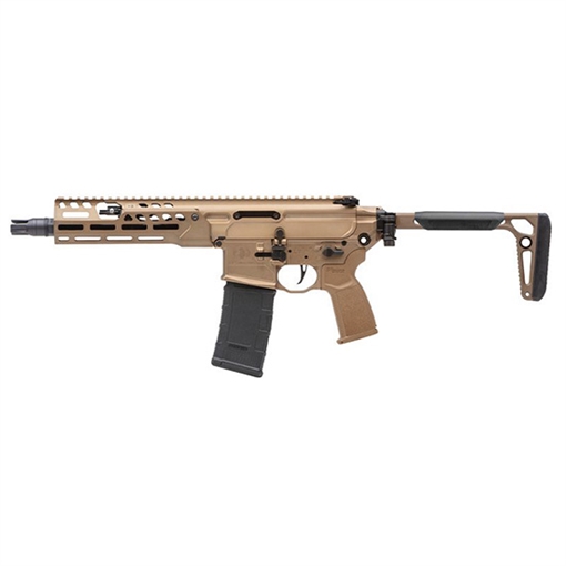 Picture of SIG SAUER MCX SPEAR-LT SBR 300 BLACKOUT 9IN BBL ORC COYOTE ANODIZED AMBI FLT TRG FLD LT STK 30RD RMCX-300B-9B-LT-SBR RMCX300B9BLTSBR