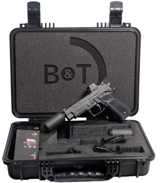 Picture of SIG SAUER P226 HUSH PUPPY KIT 9MM PISTOL 4.4" T.B. ROMEO X, SLIDE LOCK, WIPE SUPPRESSOR, 15RD P226-HP-KIT