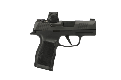 Picture of SIG SAUER OFF DUTY P365 MACRO 9MM PISTOL 3.1" BLACK 3-12RD MAGS ROMEO X LE ONLY 365XCA-9-BXR3RXX W365X-9-BXR3P-RXX