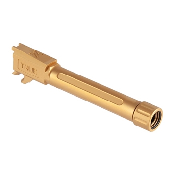Picture of True Precision SIG P365 XL X-FLUTED MATCH GRADE THREADED 3.7'' BBL GOLD TP-P365XLB-XTG