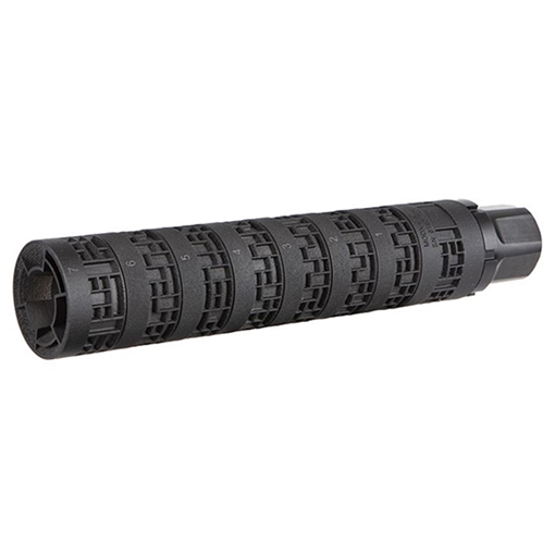 Picture of Sig Sauer MODX-9, Modular Suppressor, 9MM, 7.5" Length, 1.35" Diameter, 8 oz, Gray Color, Titanium/Stainless Steel, 1/2x28 and M13.5x1LH, Includes Fixed Barrel Spacer for use with Carbines MODX-9 MODX9
