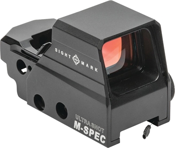Show details for Sightmark Ultra Shot M-Spec FMS Reflex Sight Matte Black 1 x 33 mm x 24 mm 2 MOA Red Dot/65 MOA Circle Crosshair SM26035 Picture of Sightmark Ultra Shot M-Spec FMS Reflex Sight Matte Black 1 x 33 mm x 24 mm 2 MOA Red Dot/65 MOA Circle Crosshair SM26035