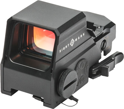 Picture of Sightmark Ultra Shot M-Spec LQD Reflex Sight Matte Black 1 x 33 mm x 24 mm 2 MOA Red Dot/65 MOA Circle Crosshair SM26034