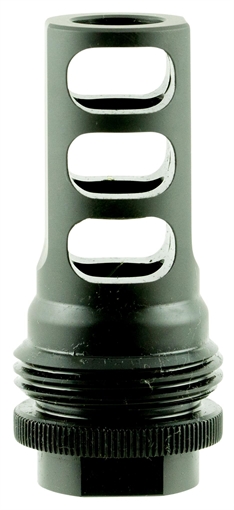 Picture of SilencerCo ASR Muzzle Brake Black Steel with 5/8"-32 tpi Threads for 458 Cal AC1557