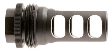 Picture of SilencerCo ASR Muzzle Brake Black Steel with 5/8"-24 tpi Threads for 458 Cal AC1733