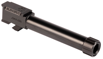 Picture of SilencerCo Threaded Barrel 4.50" 40 S&W, Black Nitride Stainless Steel, Fits Glock 23 AC1757