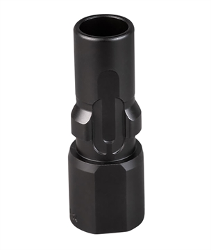 Picture of SilencerCo 3-Lug Muzzle Device M13.5x1LH Threads 45 ACP AC2608